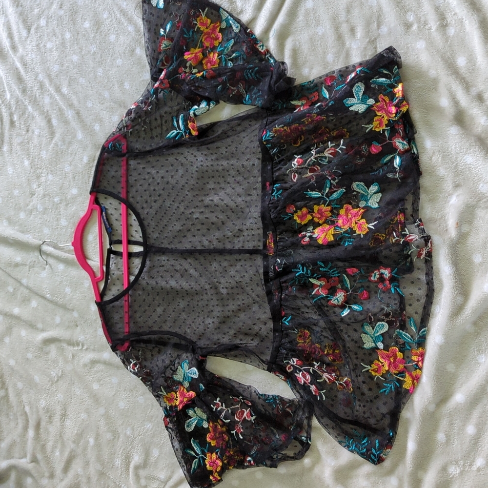 Blue heaven Embroidered Blouse